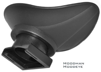 A Hoodman HoodEYE eyecup accessory