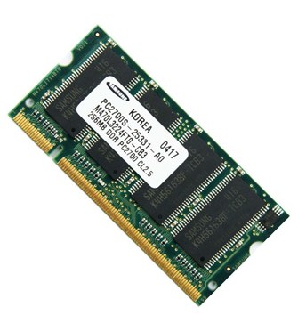 A stick of computer RAM memory